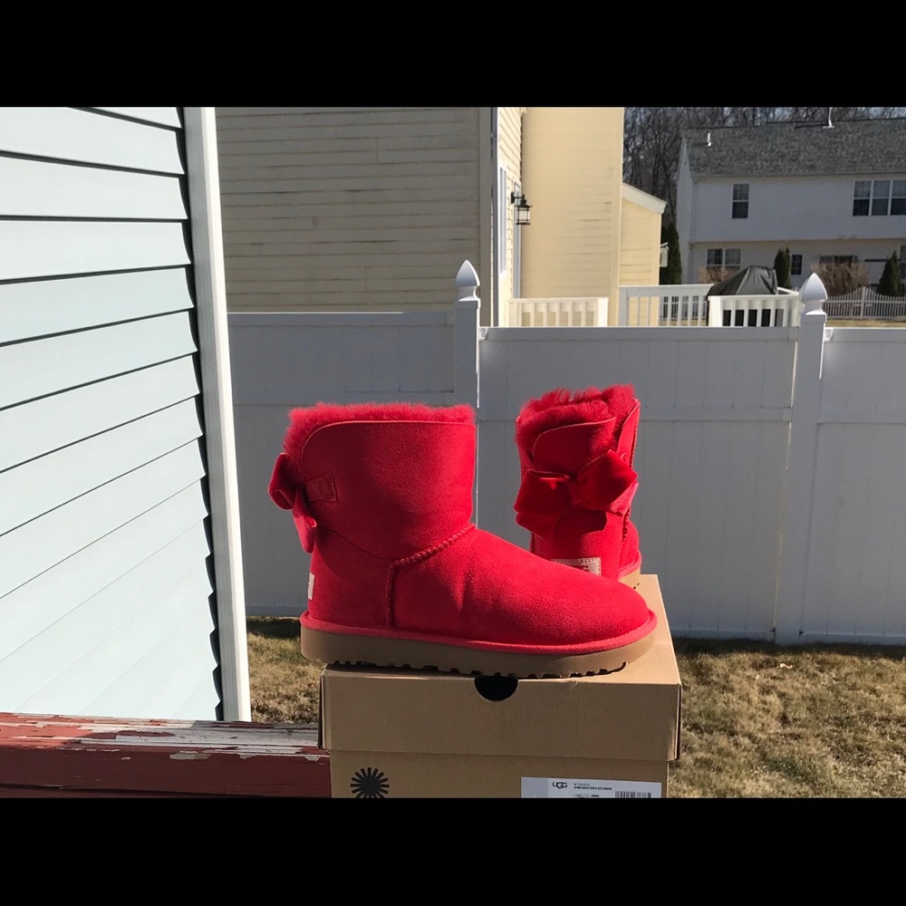 UGG Mini Bailey Bow II Velvet Ribbon - Picture 7 of 8